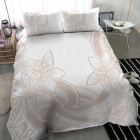 Polynesian Tribal Plumeria Lotu Tamaiti Bedding Set Pastel Nude LT9 - Polynesian Pride