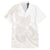 Polynesian Tribal Plumeria Lotu Tamaiti Family Matching Off The Shoulder Long Sleeve Dress and Hawaiian Shirt Pastel Nude - Polynesian Pride