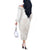 Polynesian Tribal Plumeria Lotu Tamaiti Off The Shoulder Long Sleeve Dress Pastel Nude - Polynesian Pride