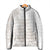 Polynesian Tribal Plumeria Lotu Tamaiti Padded Jacket Pastel Nude - Polynesian Pride