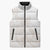 Polynesian Tribal Plumeria Lotu Tamaiti Sleeveless Puffer Jacket Pastel Nude - Polynesian Pride