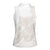 Polynesian Tribal Plumeria Lotu Tamaiti Women Sleeveless Polo Shirt Pastel Nude - Polynesian Pride
