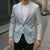 Polynesian Tribal Plumeria Lotu Tamaiti Blazer Pastel Sky Blue - Polynesian Pride