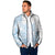 Polynesian Tribal Plumeria Lotu Tamaiti Padded Jacket Pastel Sky Blue - Polynesian Pride
