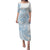 Polynesian Tribal Plumeria Lotu Tamaiti Puletasi Pastel Sky Blue - Polynesian Pride