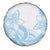 Polynesian Tribal Plumeria Lotu Tamaiti Spare Tire Cover Pastel Sky Blue - Polynesian Pride