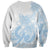 Polynesian Tribal Plumeria Lotu Tamaiti Sweatshirt Pastel Sky Blue - Polynesian Pride