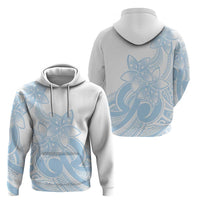 Polynesian Tribal Plumeria Lotu Tamaiti Zip Hoodie Pastel Sky Blue LT9 - Polynesian Pride
