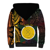 Personalised Shefa Day Sherpa Hoodie Happy June 18 Vanuatu Province