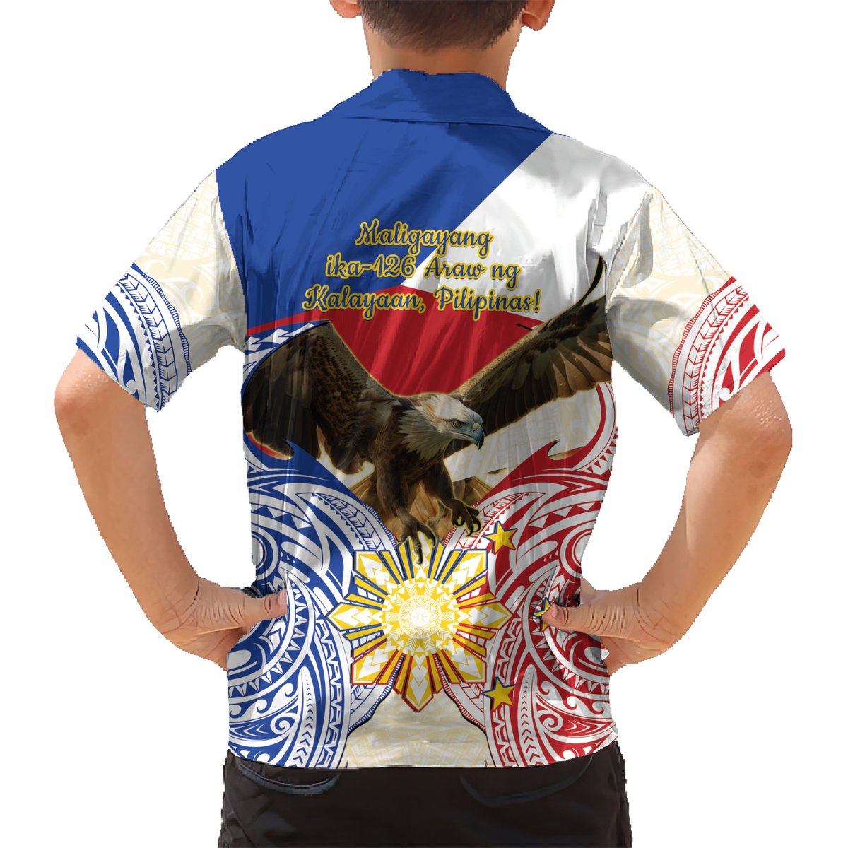 Philippines Independence Day Hawaiian Shirt Pilipinas Eagle 126th Anniversary