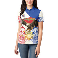 Philippines Independence Day Women Polo Shirt Pilipinas Eagle 126th Anniversary