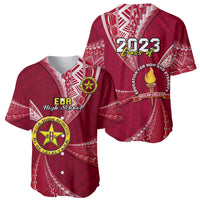 Personalised Tonga Beulah College Baseball Jersey Class Of Year Tongan Ngatu Pattern LT14 - Polynesian Pride