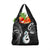 Black New Zealand Grocery Bag Aotearoa Silver Fern With Manaia Maori