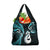 Turquoise New Zealand Grocery Bag Aotearoa Silver Fern With Manaia Maori
