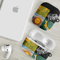 Rugby 2025 Championship AirPods Case Combination of Southern Hemisphere Countries LT14 - Polynesian Pride