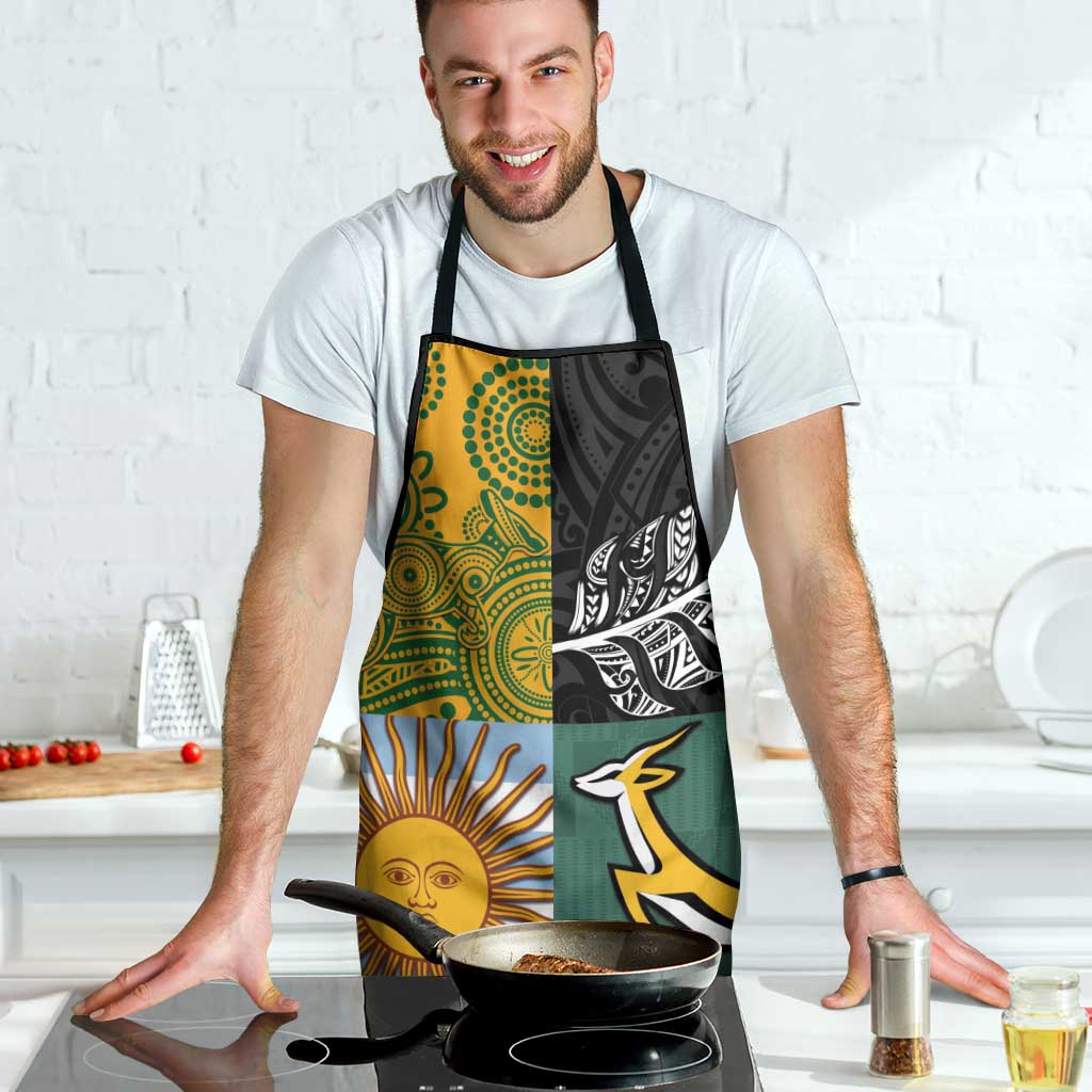 Rugby 2025 Championship Apron Combination of Southern Hemisphere Countries - Polynesian Pride