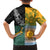 Personalised Rugby 2025 Championship Family Matching Off The Shoulder Long Sleeve Dress and Hawaiian Shirt Combination of Southern Hemisphere Countries - Polynesian Pride