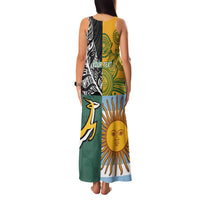 Personalised Rugby 2025 Championship Family Matching Tank Maxi Dress and Hawaiian Shirt Combination of Southern Hemisphere Countries LT14 - Polynesian Pride