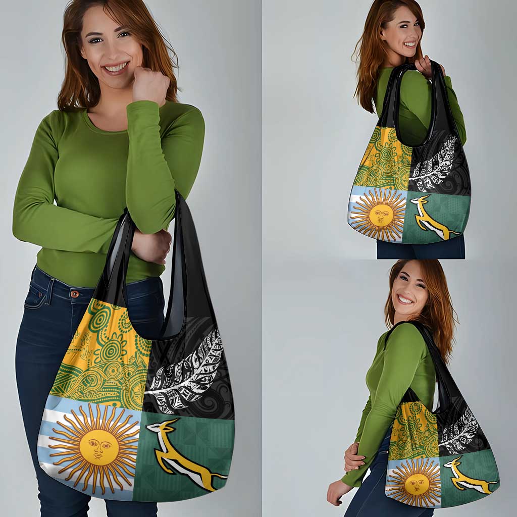 Rugby 2025 Championship Grocery Bag Combination of Southern Hemisphere Countries - Polynesian Pride