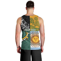 Personalised Rugby 2025 Championship Men Tank Top Combination of Southern Hemisphere Countries LT14 - Polynesian Pride