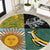 Rugby 2025 Championship Round Carpet Combination of Southern Hemisphere Countries - Polynesian Pride