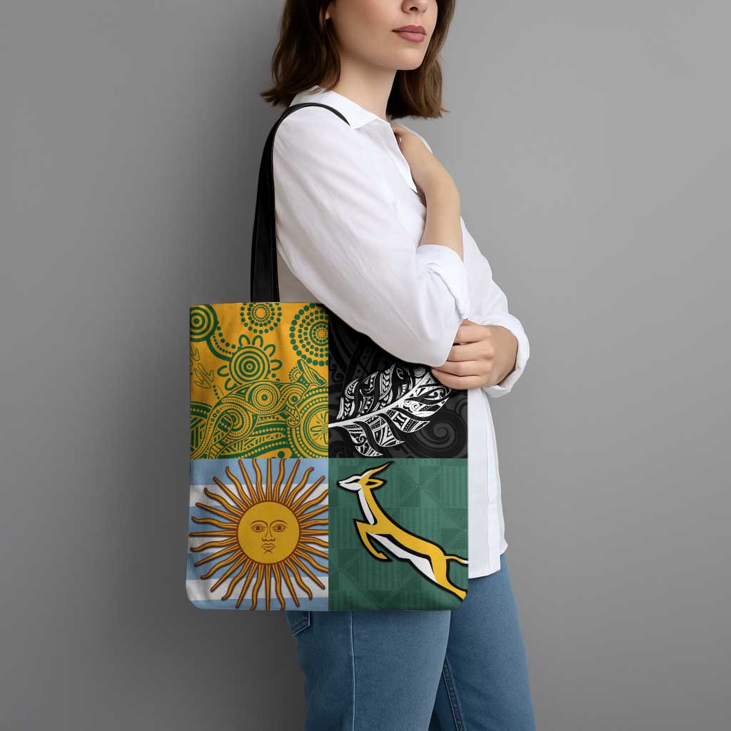 Rugby 2025 Championship Tote Bag Combination of Southern Hemisphere Countries - Polynesian Pride