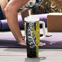 Rugby 2025 Championship Tumbler With Handle Combination of Southern Hemisphere Countries LT14 - Polynesian Pride