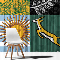 Rugby 2025 Championship Window Curtain Combination of Southern Hemisphere Countries LT14 - Polynesian Pride