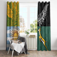 Rugby 2025 Championship Window Curtain Combination of Southern Hemisphere Countries LT14 - Polynesian Pride