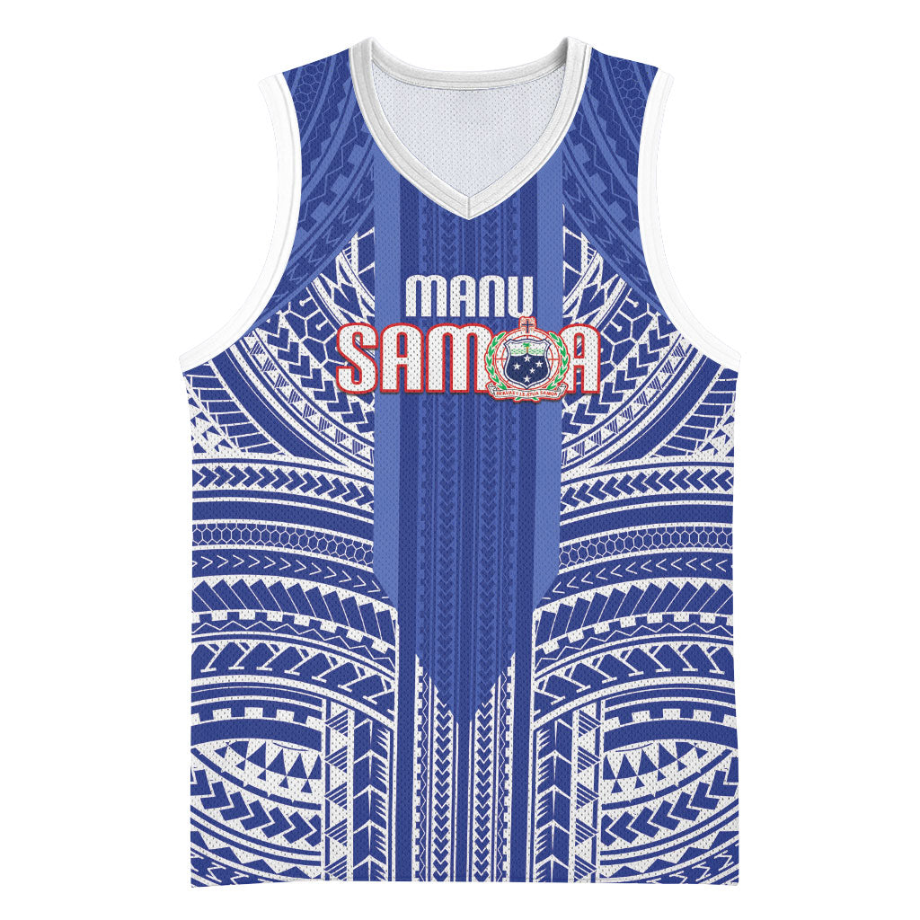 Custom Manu Samoa Rugby 2026 Basketball Jersey Samoan Pattern