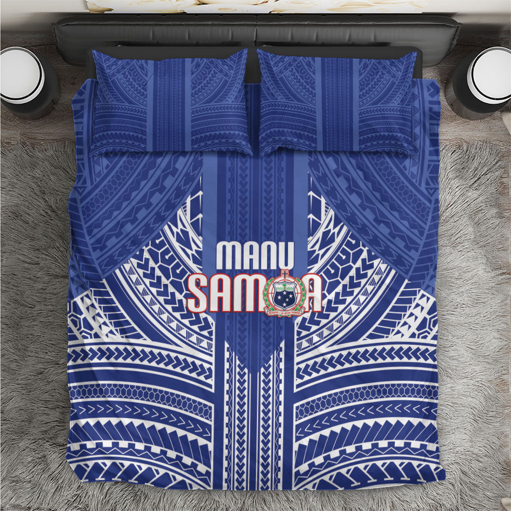 Manu Samoa Rugby 2026 Bedding Set Samoan Pattern