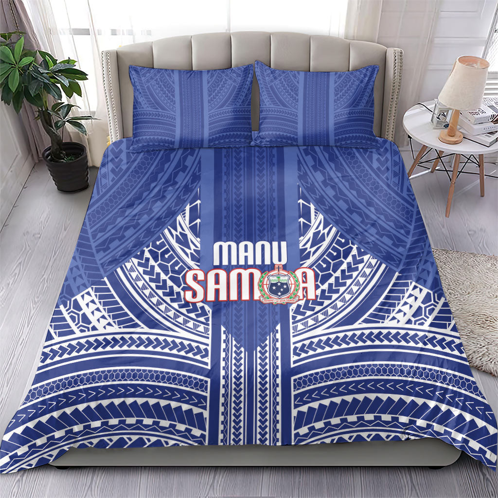 Manu Samoa Rugby 2026 Bedding Set Samoan Pattern