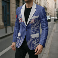 Custom Manu Samoa Rugby 2026 Blazer Samoan Pattern