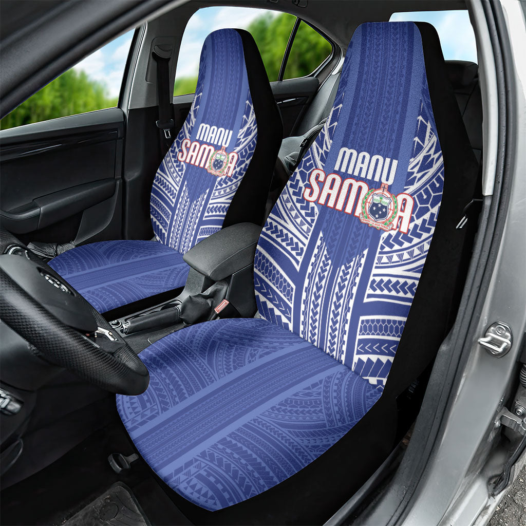 Manu Samoa Rugby 2026 Car Seat Cover Samoan Pattern