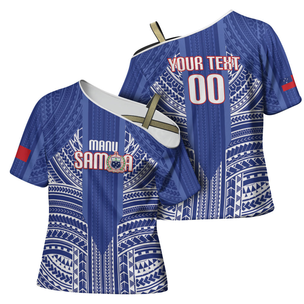 Custom Manu Samoa Rugby 2026 Cross Shoulder Shirt Samoan Pattern