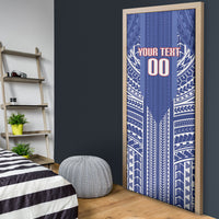 Custom Manu Samoa Rugby 2026 Door Cover Samoan Pattern