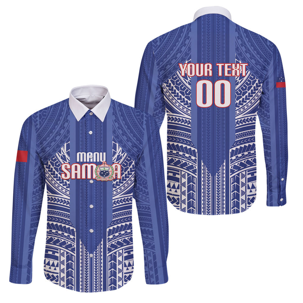Custom Manu Samoa Rugby 2026 Family Matching Tank Maxi Dress and Hawaiian Shirt Samoan Pattern