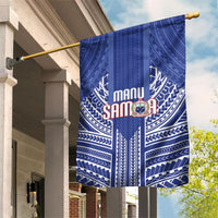 Manu Samoa Rugby 2026 Garden Flag Samoan Pattern