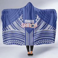 Manu Samoa Rugby 2026 Hooded Blanket Samoan Pattern