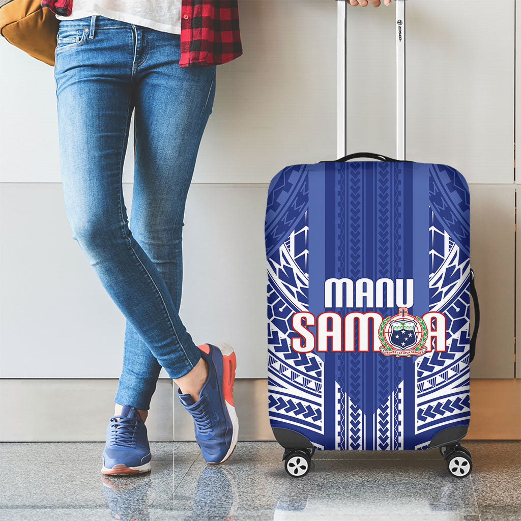 Manu Samoa Rugby 2026 Luggage Cover Samoan Pattern