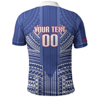 Custom Manu Samoa Rugby 2026 Polo Shirt Samoan Pattern