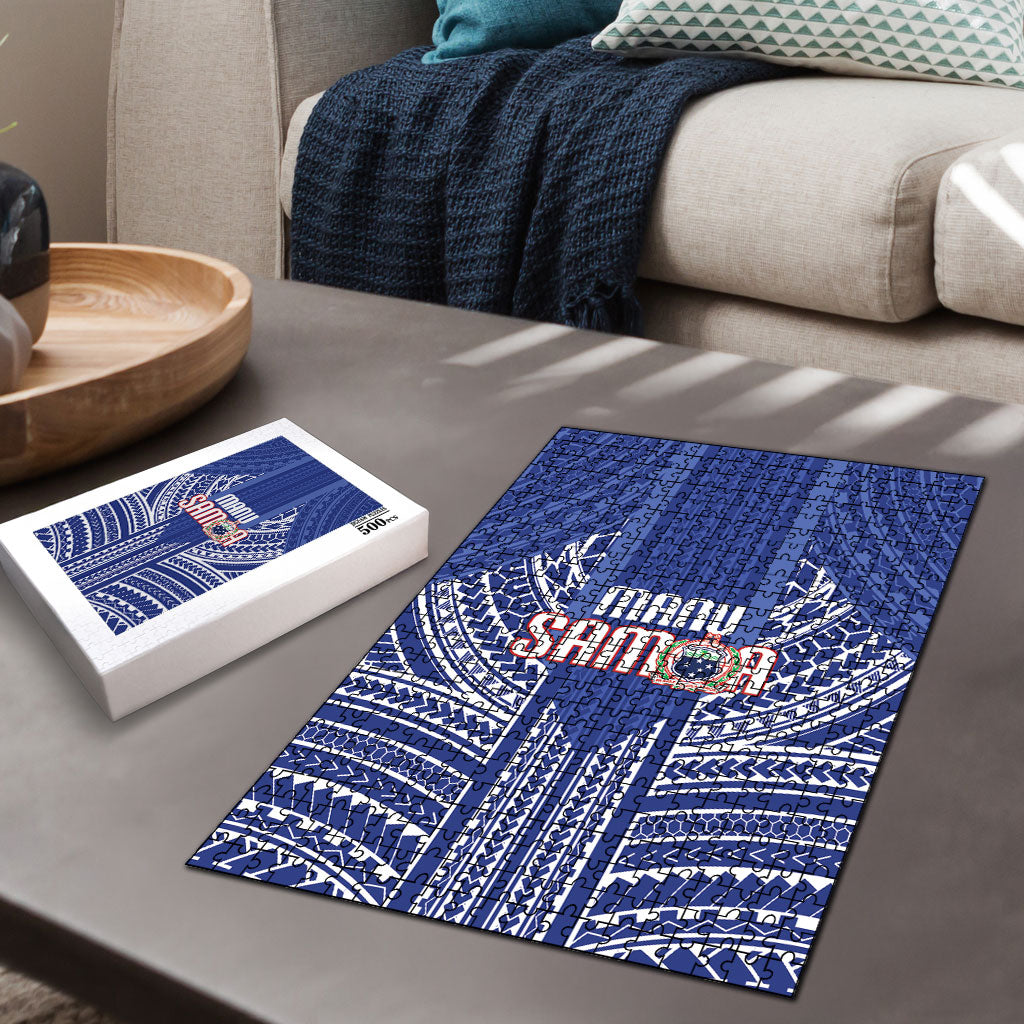 Manu Samoa Rugby 2026 Puzzle Samoan Pattern