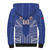 Custom Manu Samoa Rugby 2026 Sherpa Hoodie Samoan Pattern