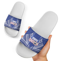 Manu Samoa Rugby 2026 Slide Sandals Samoan Pattern