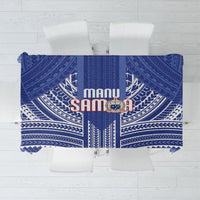 Manu Samoa Rugby 2026 Tablecloth Samoan Pattern