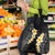 Black Tropical Plumeria With Galaxy Polynesian Art Grocery Bag