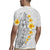 White Tropical Plumeria With Galaxy Polynesian Art Rugby Jersey