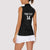 New Zealand Silver Fern Rugby Custom Women Sleeveless Polo Shirt Maori Koru Go Black Fern - Polynesian Pride