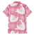 Pink Aloha Hawaii Family Matching Off The Shoulder Long Sleeve Dress and Hawaiian Shirt Monstera Hibiscus Plumeria Seamless Vibes - Polynesian Pride