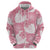 Pink Aloha Hawaii Zip Hoodie Monstera Hibiscus Plumeria Seamless Vibes - Polynesian Pride